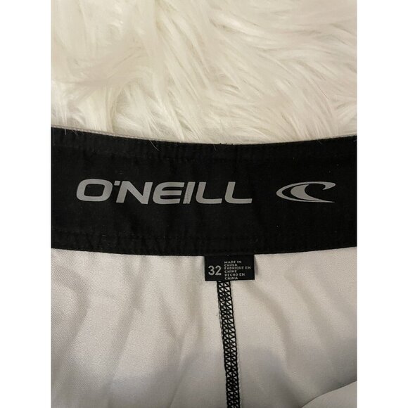 O'Neill Mens Unlined Surf Board Shorts Size 32 Blue Gray Color Block - Picture 4 of 8